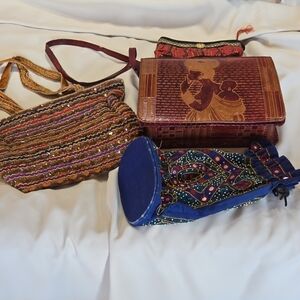 Lot Of Handmade Cultural Bags